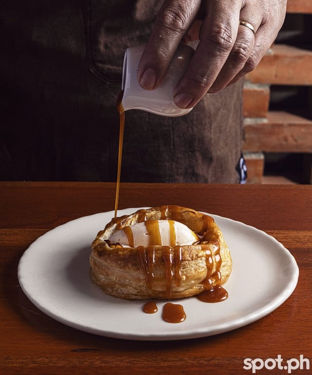 osteria antica, apple crostata